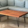 Zara Hairpin Kiaat Coffee Table