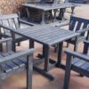 Recycled Plastic Square Patio Set