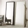 floating bedroom mirrors for sale. Colours available are black and white