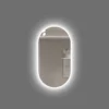 Oval Mirror with cool white led light. Mirror is currently on sale.