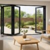SFD4FG6RC-2390X2090-Fold-a-Side-Charcoal-F:Glass-Doors-1-door-opens-left-3-doors-open-right LM