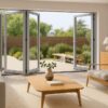 SFD4FG6RS-2390X2090-Fold-a-Side-Silver-F:Glass-Doors-1-door-opens-left-3-doors-open-right LM