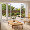 SFD4FG6RW-2390X2090-Fold-a-Side-White-F:Glass-Doors-1-door-opens-left-3-doors-open-right LM