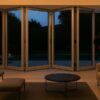SFD6FG6RS-3590X2090-Fold-a-Side-Silver-F:Glass-Doors-5-doors-open-right-1-door-opens-left
