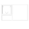 PT219LW-2090X890-window-white-single-top-opener-fixed-bottom-pane-fixed-right-pane