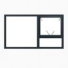 PT219RC-2090X890-window- charcoal-single-top-opener-fixed-bottom-pane-fixed-left-pane