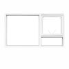 PT219RW-2090X890-window- white-single-top-opener-fixed-bottom-pane-fixed-left-pane
