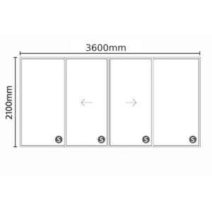 3600mm wide