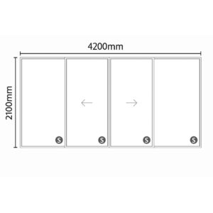 4200mm wide